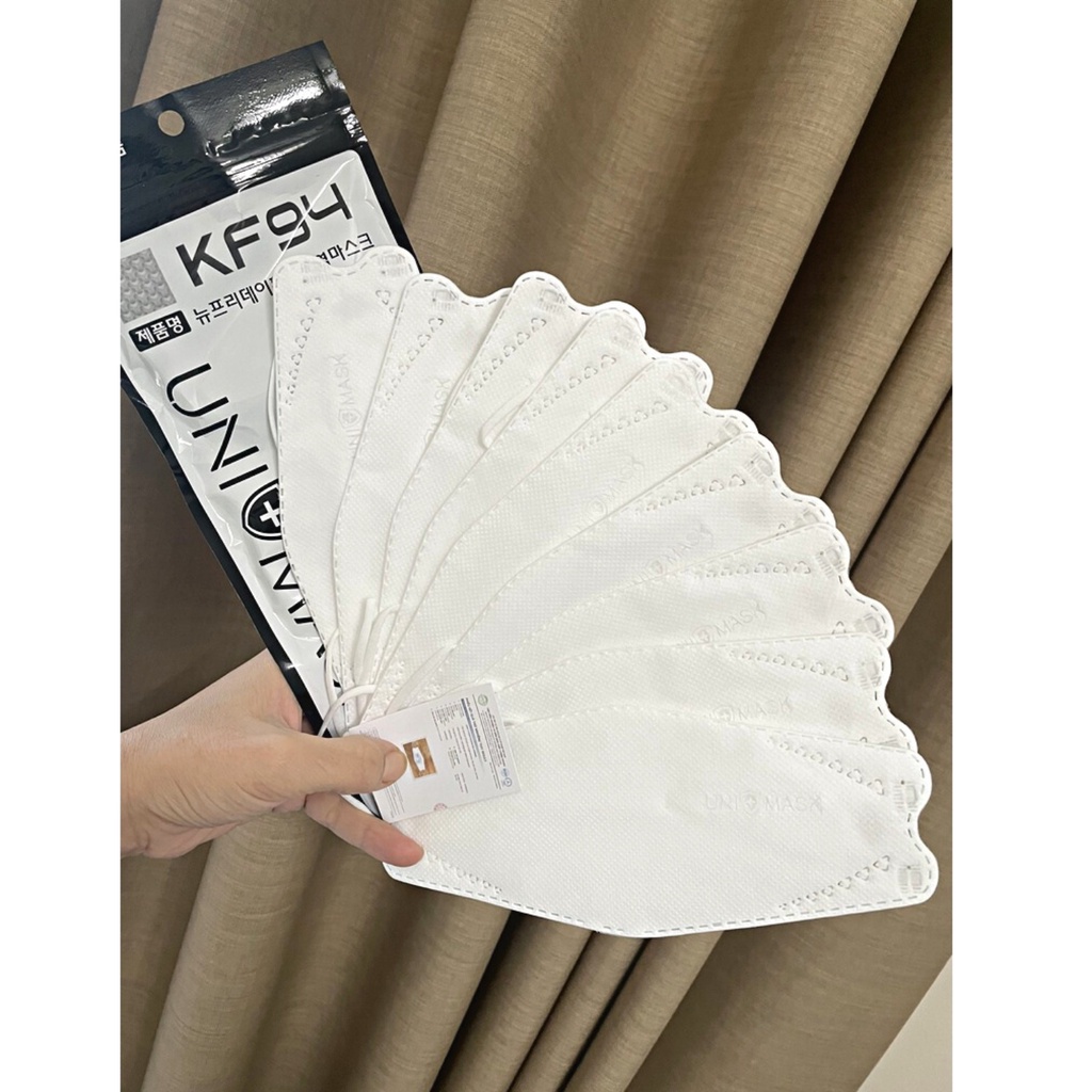 Set 50 Chiếc Khẩu trang KF94 4 Lớp UNI MASK Chống Bụi Và Kháng Khuẩn Hàng Cao Cấp UNI50 .