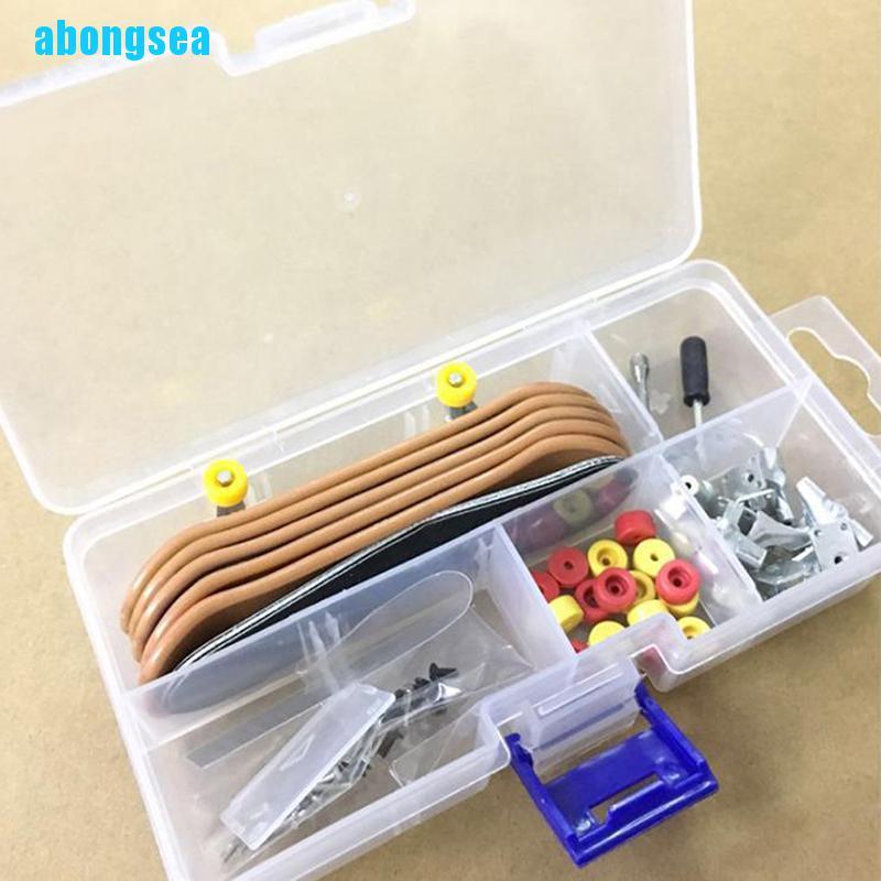 Abongsea Mini Finger Skating Board Table Game Toy Children Finger Fingerboard Scooter