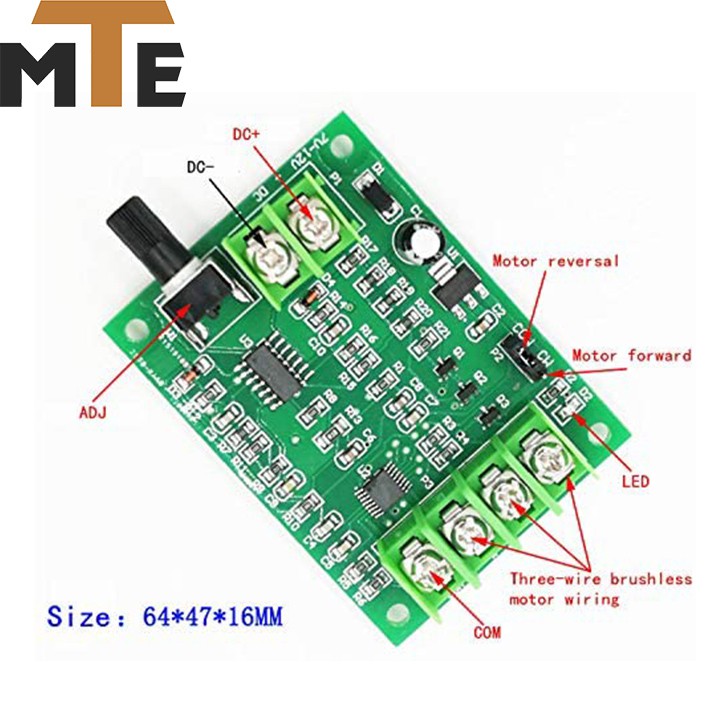 Mạch điều khiển động cơ không chối than 7-12V - Brushless Motor Driver