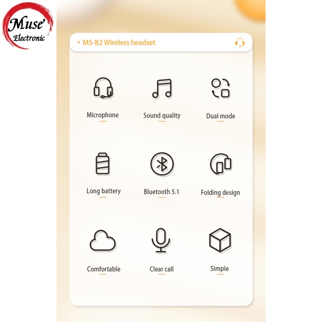 ✨Có Sẵn✨Tư Nhân Mẫu Gắn Đầu Nhạc MS_B2 Bluetooth Không Dây Ngoài Gấp Micro Không Dây Chơi Game