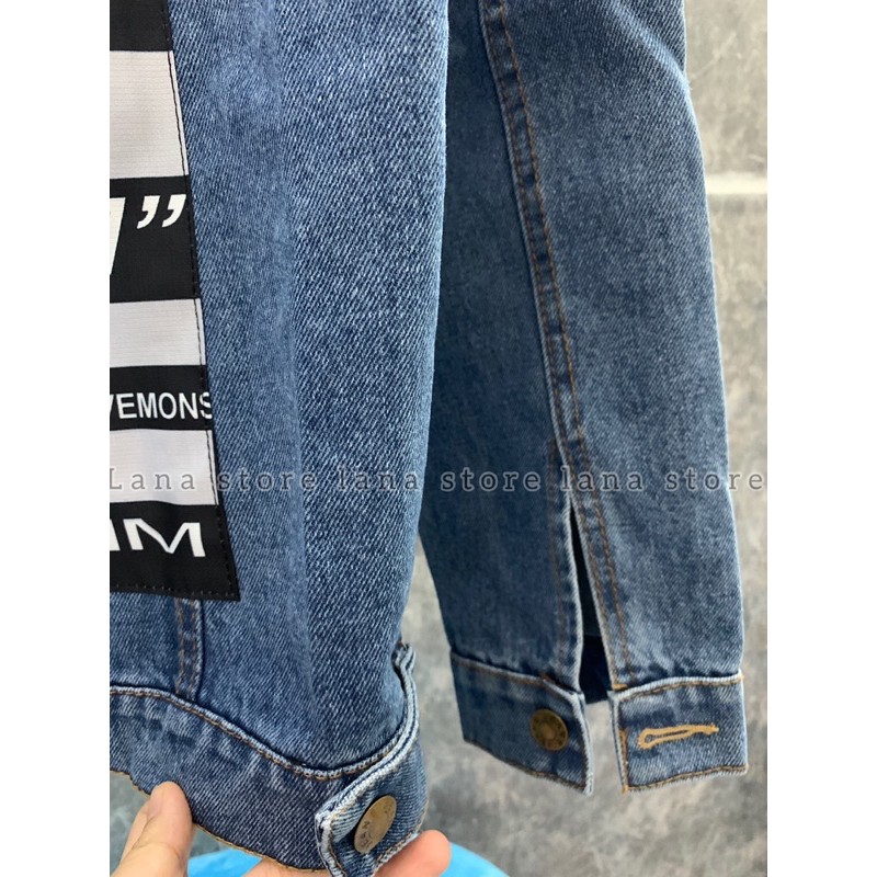 Áo Khoác Jeans Nam form Quảng Châu MNM ( ảnh thật ) | BigBuy360 - bigbuy360.vn