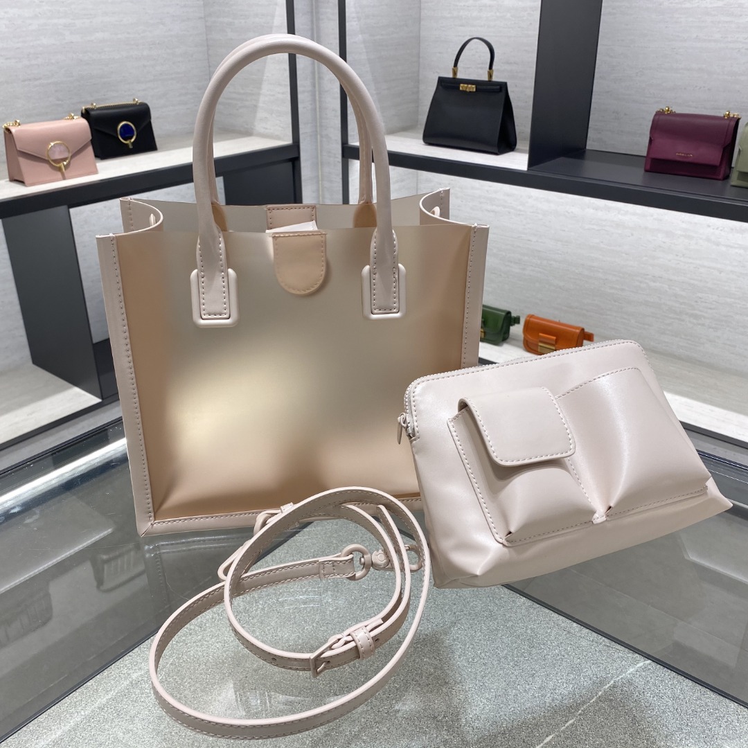 Charles and Keith Túi xách Tote Túi Jelly Túi nữ Túi đeo vai