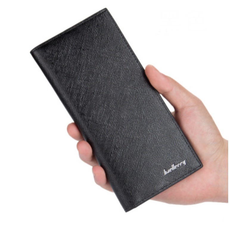 Ví Nam Nữ Unisex Bóp Nam Nữ Unisex Cao Cấp BAELLERRY - LONG SECTION (VI-080) - Bóp Đứng Dài - Ví Đứng Dài