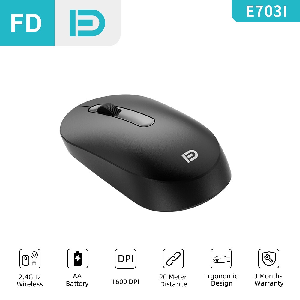 Chuột không dây FD E703i chính hãng bảo hành 2 năm