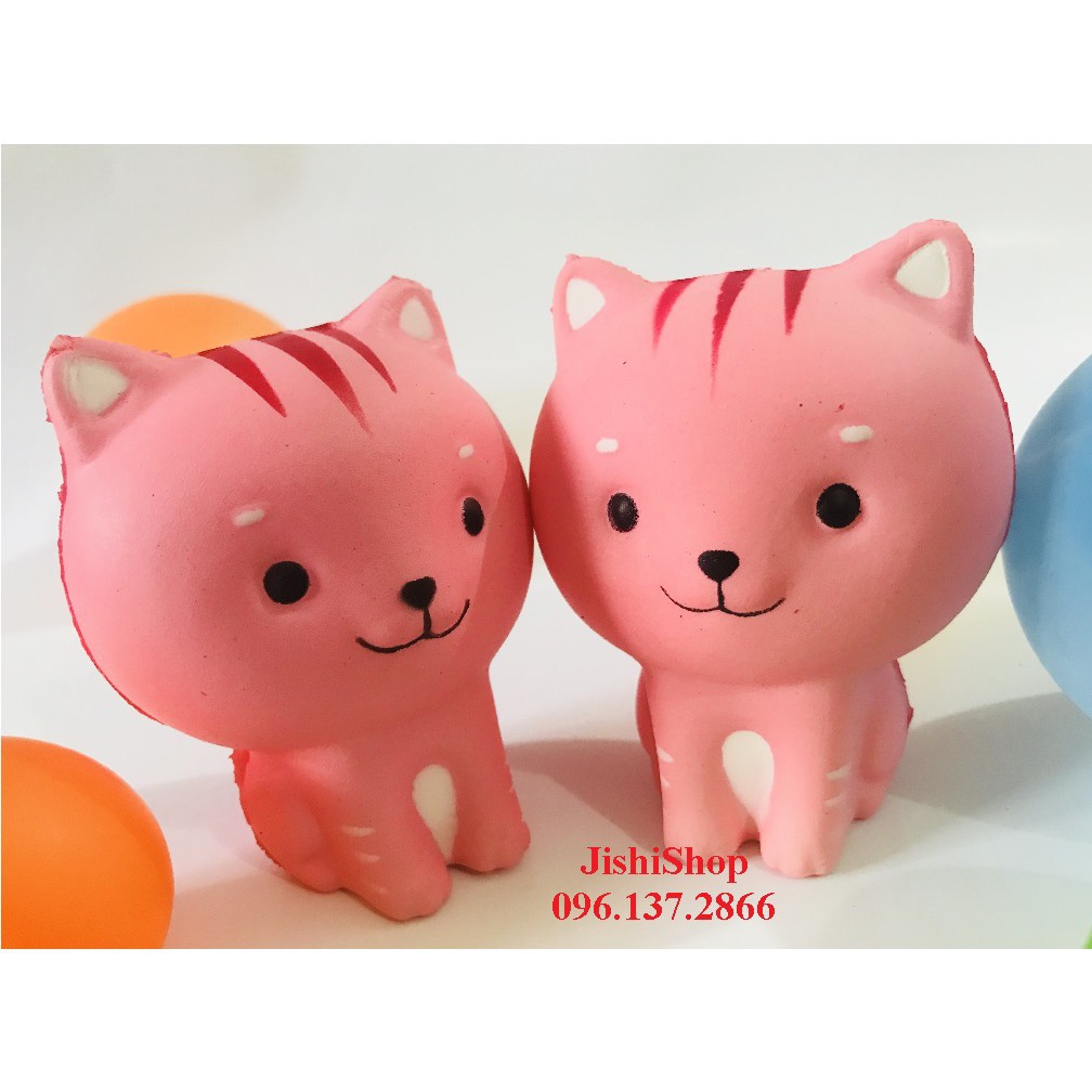 SQUISHY BÉ MÈO HỒNG DỄ THƯƠNG -LV |shopee. Vn\Shopgiayred