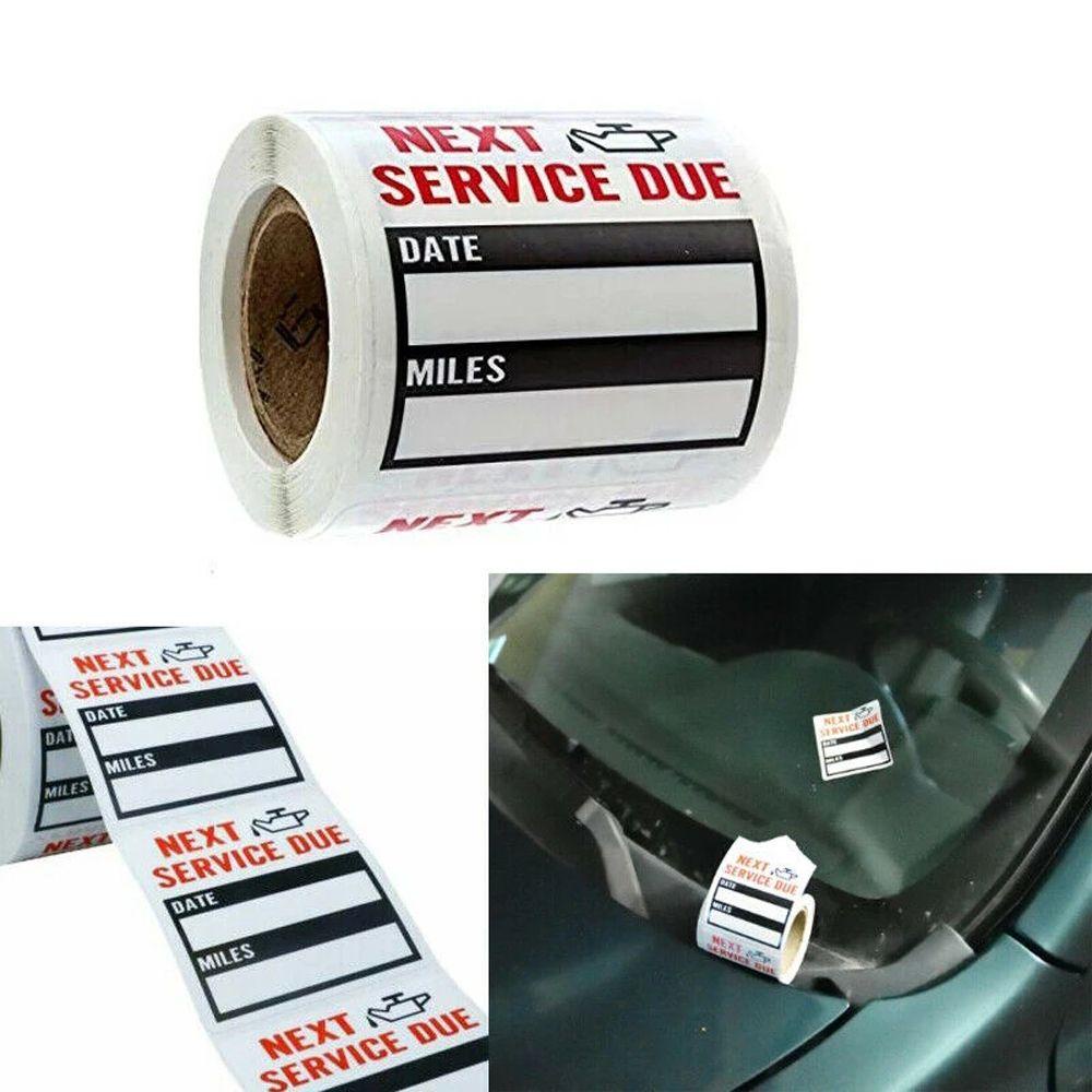 DARNELL Nhãn Dán Trang Trí Cửa Sổ Xe Hơi In Chữ NEXT SERVICE