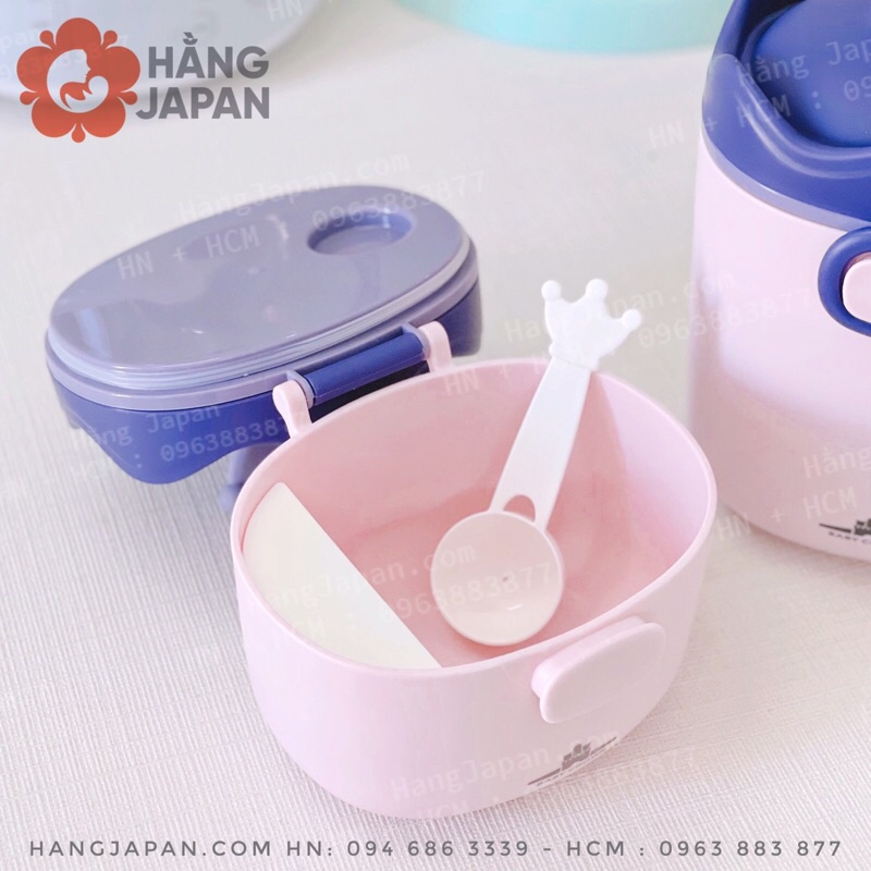 Hộp đựng sữa bột hình vương miện cao cấp hãng Baby Crown 230g và 430g