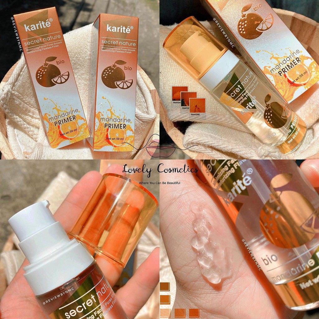 🤩Primer Karite chiết xuất trái Quýt Mandarine chai 50ml⚡