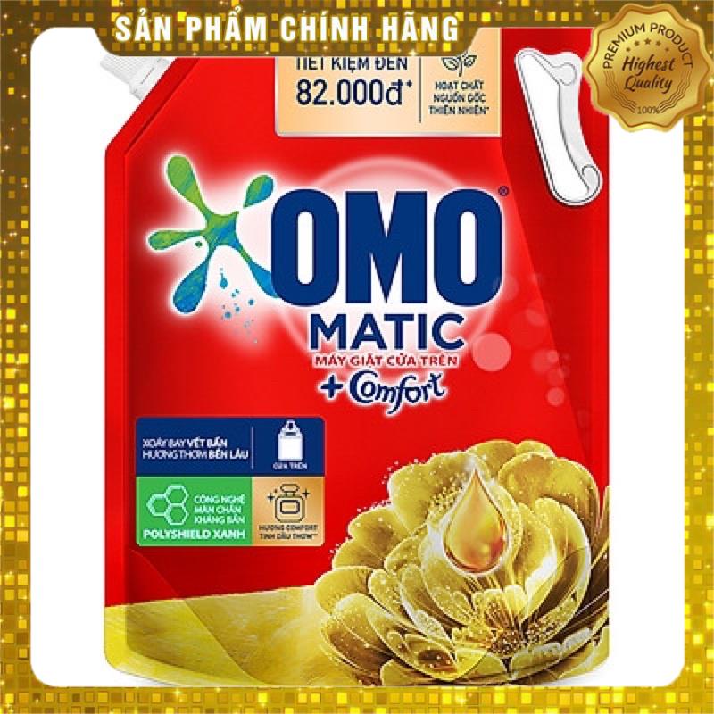 Túi Nước Giặt OMO Matic Comfort Hương Tinh dầu thơm 3.7kg