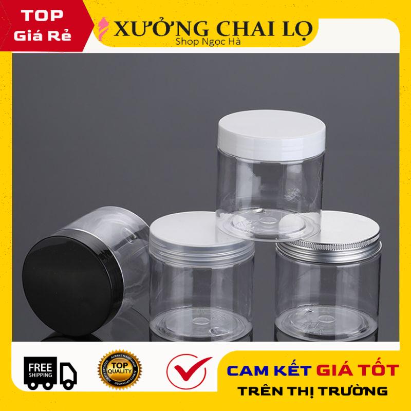 Hủ Đựng Kem ❤ GIÁ RẺ NHẤT ❤ Hủ nhựa pet Trong Nắp Trong 50g,100g, 200g,250g,500g đựng mỹ phẩm, đồ khô, ngũ cốc