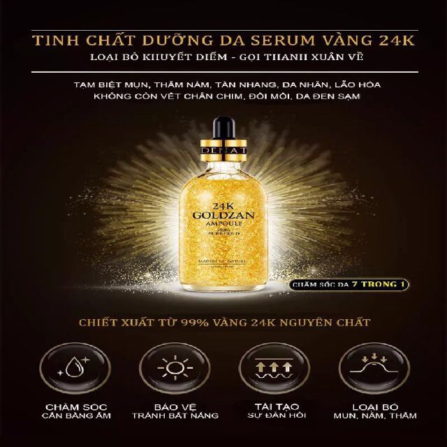 Serum vàng 24k Hàn Quốc_Goldzan