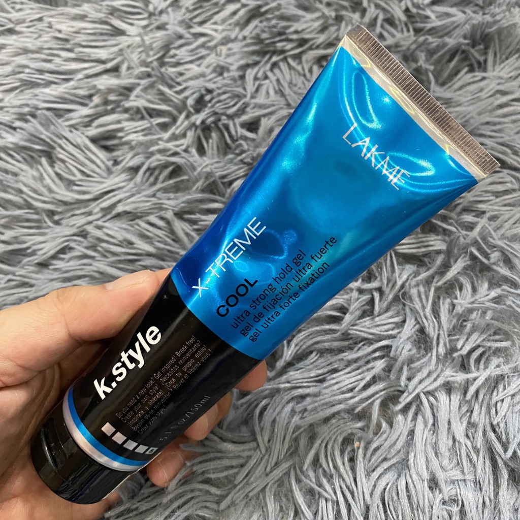 Gel tạo kiểu siêu cứng Lakme K.style X-treme Cool Ultra Strong Hold Gel 150ml