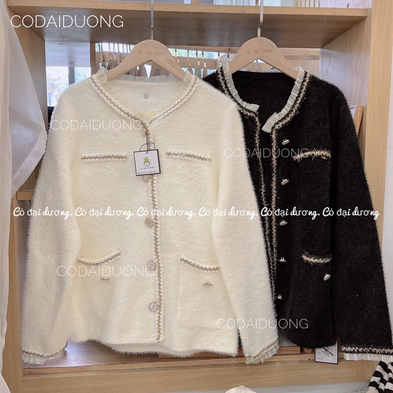 áo dạ viền bèo