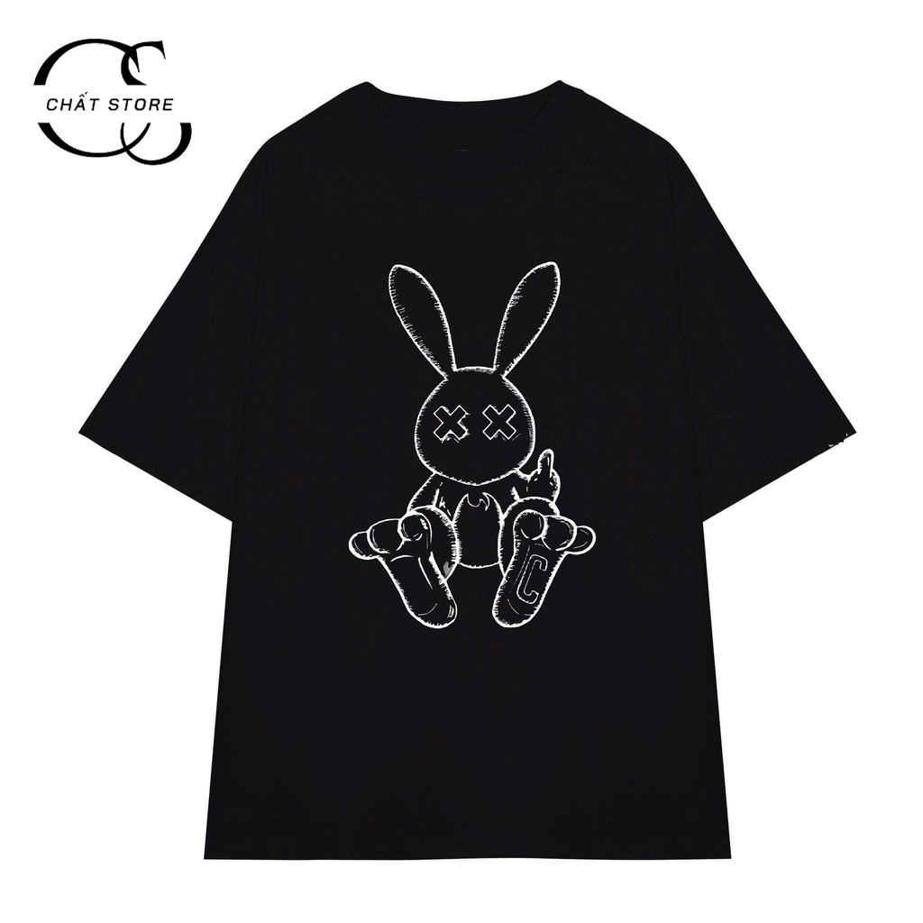 Áo thun Thỏ Unisex Chất Store DG18 - Áo Form rộng ( Có Size ) Dễ mặc, dễ phối đồ Lên Form Chuẩn