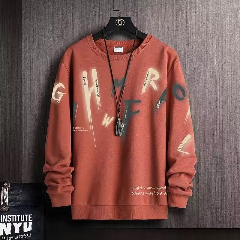 Áo Nỉ Nam Dài Tay Cổ Tròn Thời Trang Hàn