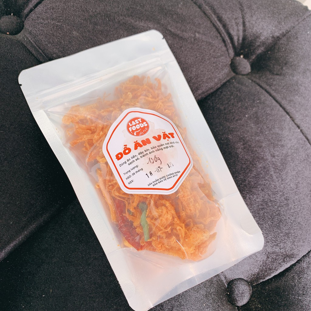 100g khô gà lá chanh, khô heo cháy tỏi túi zip tiện lơi, đồ ăn vặt LASTFOODS Hà Nội ngon giá rẻ | BigBuy360 - bigbuy360.vn