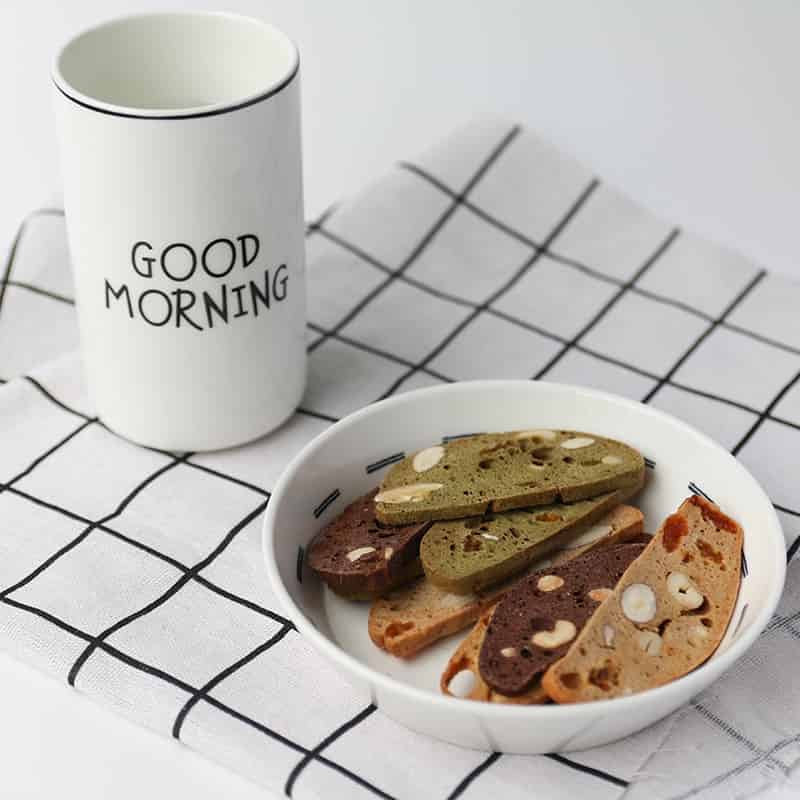 Bánh Biscotti Nguyên Cám Ngũ Cốc Ăn Kiêng Ít Calo Không Đường SAKO