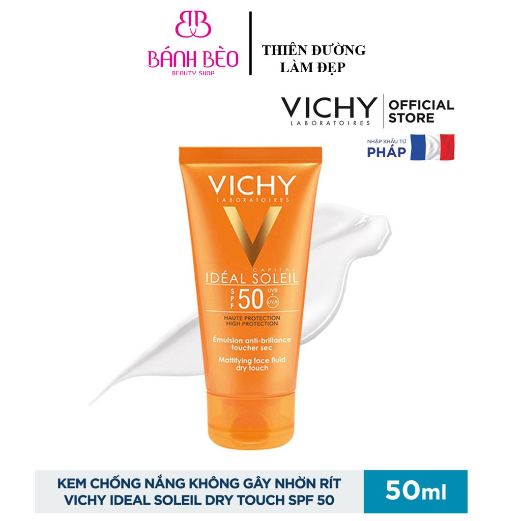 Kem Chống Nắng cho da dầu Vichy Ideal Soleil Dry Touch SPF50 (50ml)