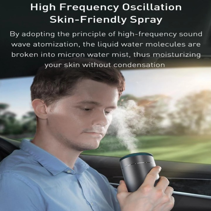 Máy phun sương tạo ẩm, xông tinh dầu dùng trên ô tô và  trong phòng. Thương hiệu cao cấp Baseus DHSG-OG