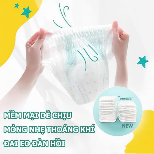 Bỉm POOMSOFT Tã quần/Dán thấm hút lên tới 1200ml đủ size M60/L56/XL52/XXL48/XXXL44