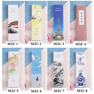 Bộ 30 Bookmark, Đánh Dấu Cổ Phong Thủy Mặc