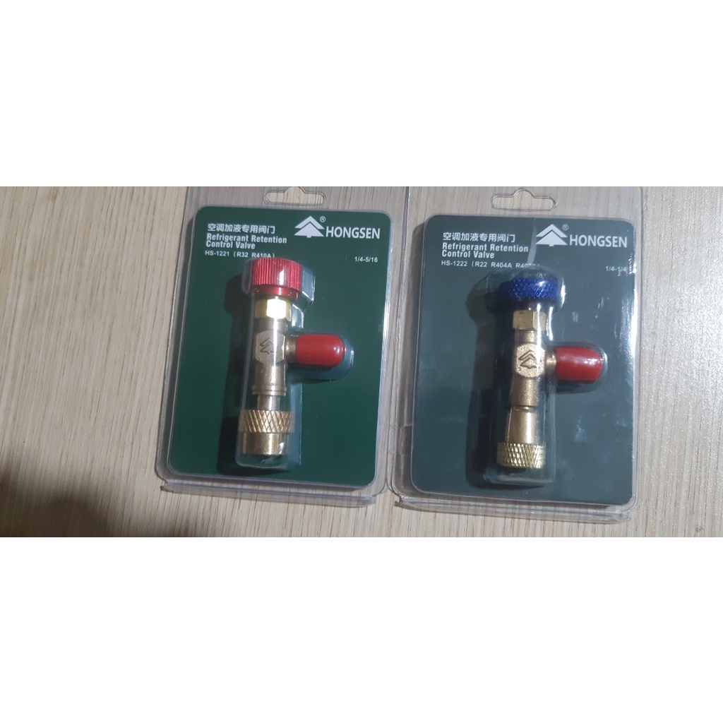 Van chống bỏng nạp gas điều hòa HONGSEN R410 - R32 - 22