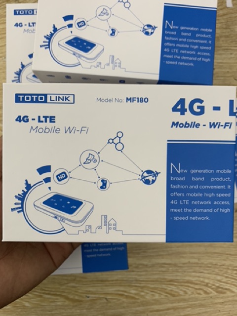 Bộ Phát Wi-Fi di động 4G TOTOLINK MF180 - Hàng Chính Hãng