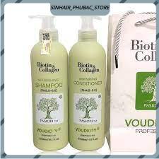 Dầu Gội Xả Biotin Collagen xanh láchống rụng tóc 1000ml_SINHAIR_PHUBAC_STORE