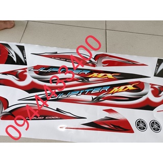Tem rời exciter 2010 mới cực đẹp, dán xe đỏ đen
