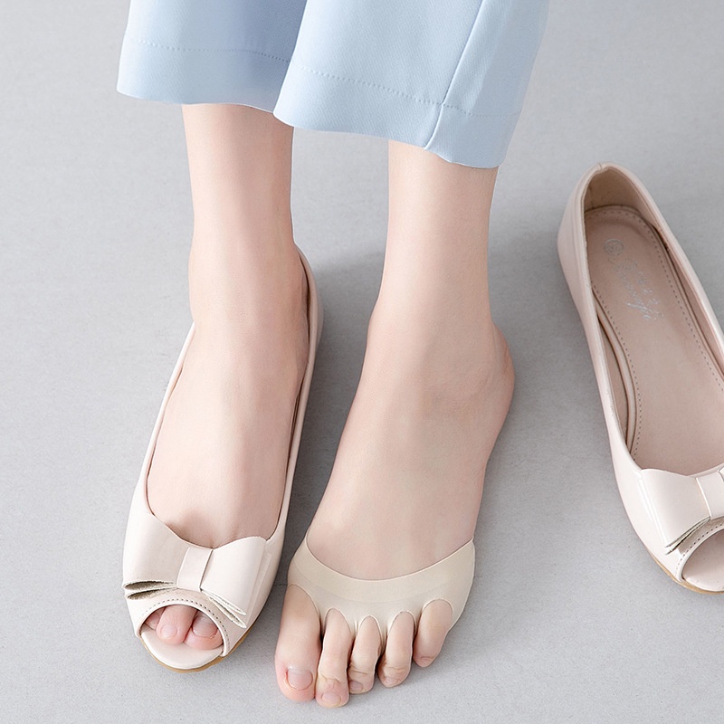 Đệm Xốp Trong Suốt Lót Ngón Chân Cắt Nửa Ngón Chân Cho Nữ