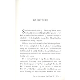 Sách - Thái Ấp - Điền Trang Thời Trần (Thế Kỷ XIII - XIV)