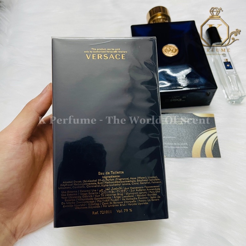 [K Perfume Chính Hãng] Nước Hoa Nam Versace Pour Homme Dylan Blue | Thế Giới Skin Care