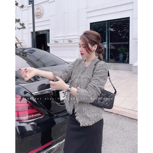 Bán sỉ áo dạ tweed