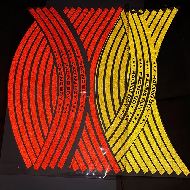 Tem dán vành Racing Boy Tem trang trí xe máy, ô tô, xe đạp điện, xe máy điện