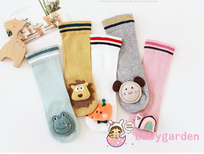Babygarden-Bagy-Slip Long Socks Cotton Stocking