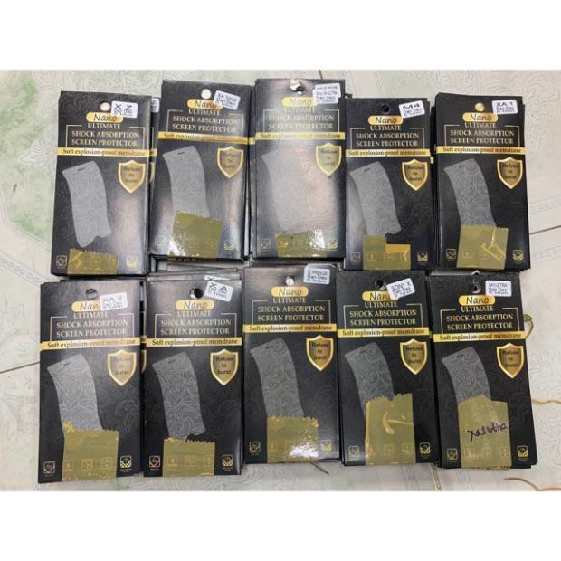 Cường lực dẻo Nano Sony XA,XA1,xa1plus,xautral,M4,xa2,XZPremium,XZ/XZS,Sony X