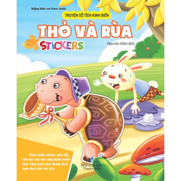 Sách Truyện cổ tích kinh điển: Thỏ và Rùa stickers - ndbooks