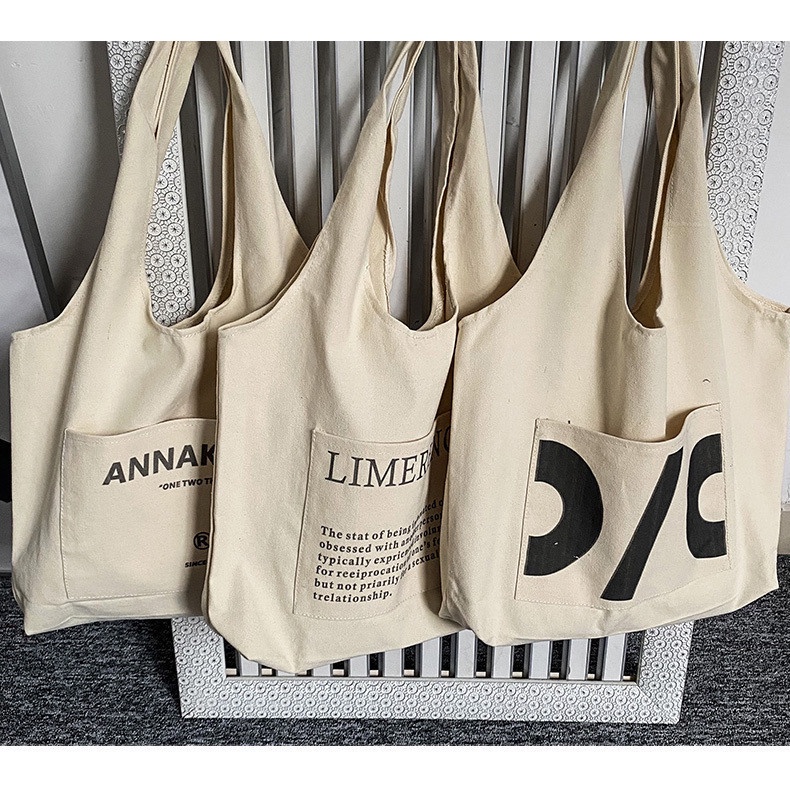 Túi Xách Vải Cỡ Lớn Phong Cách Retro Thời Trang Cho Nữ