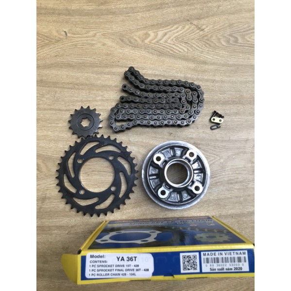 BỘ NHÔNG SÊN ĐĨA CHÍNH HÃNG CÁC ĐỜI XE YAMAHA (NHÔNG XÍCH)