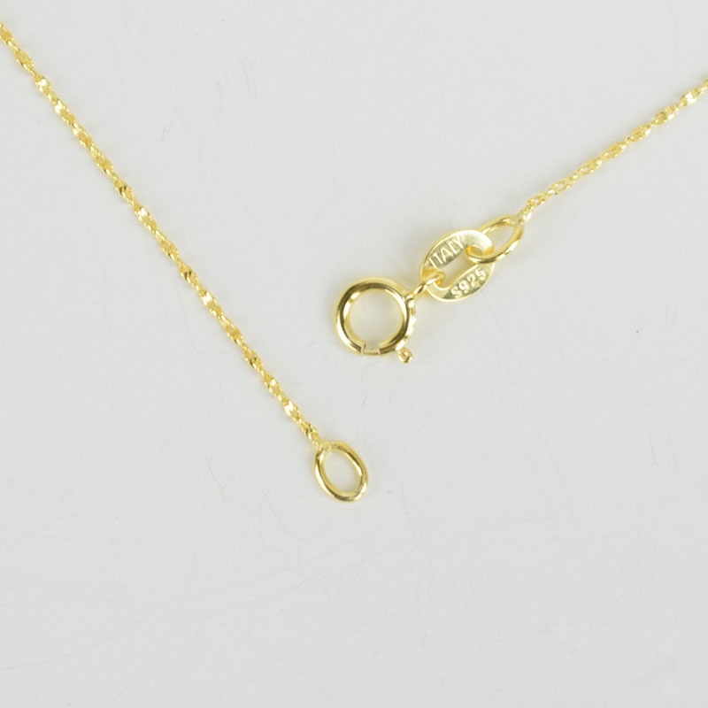 Vòng cổ Mạ Vàng 18K 100% 925 Thời Trang Cho Nữ