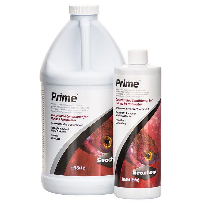SEACHEM - PRIME | Khử Clo, NH3, NO2, NO3 cho nước hồ cá thủy sinh, hồ cá biển (Chính Hãng)
