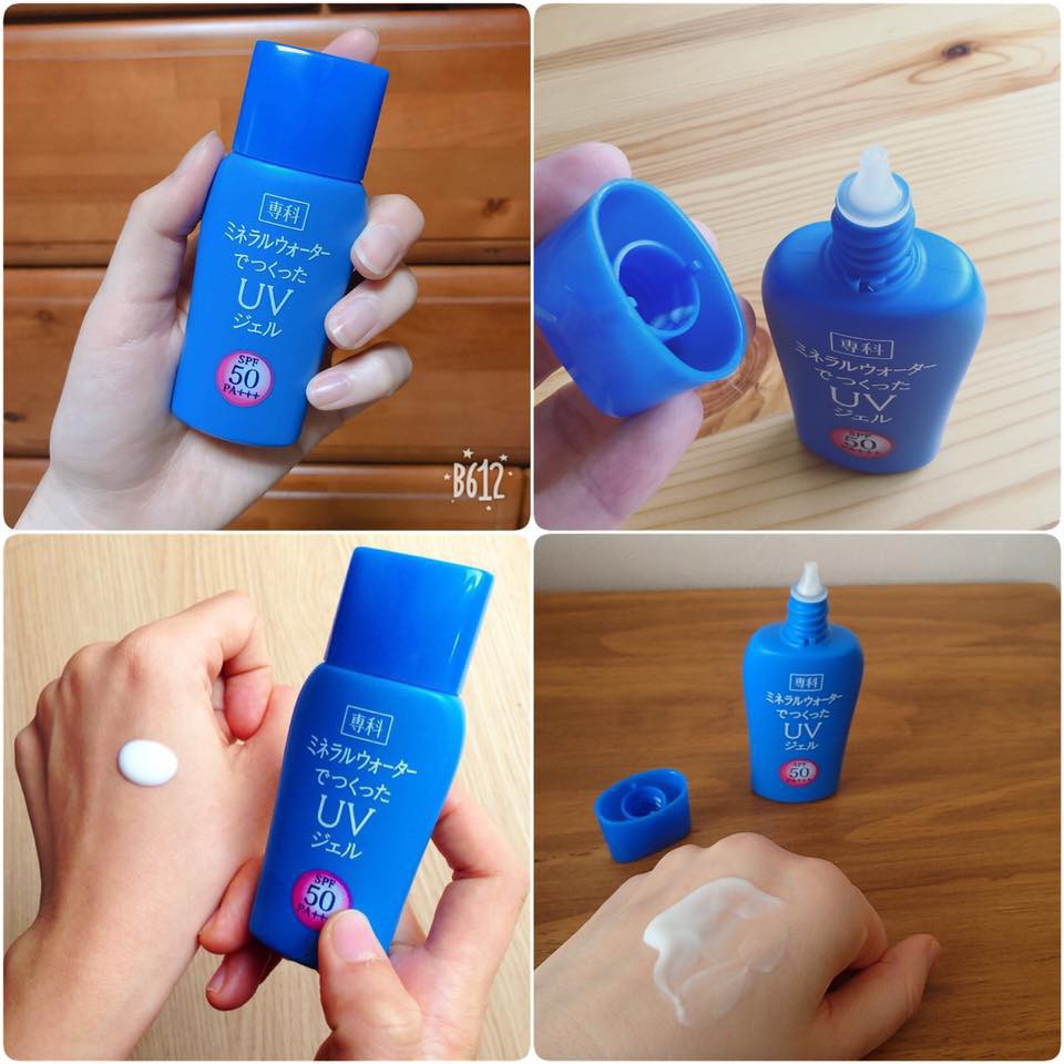 (Bản nội địa Nhật) Kem Chống Nắng Shiseido Senka Mineral Water UV Gel SPF50PA+++ 40ml Nhật Bản