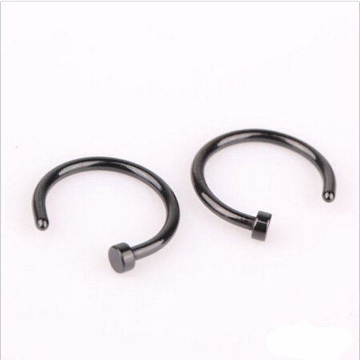 2 Khuyên mũi bằng thép không gỉ thời trang dành cho nam và nữ