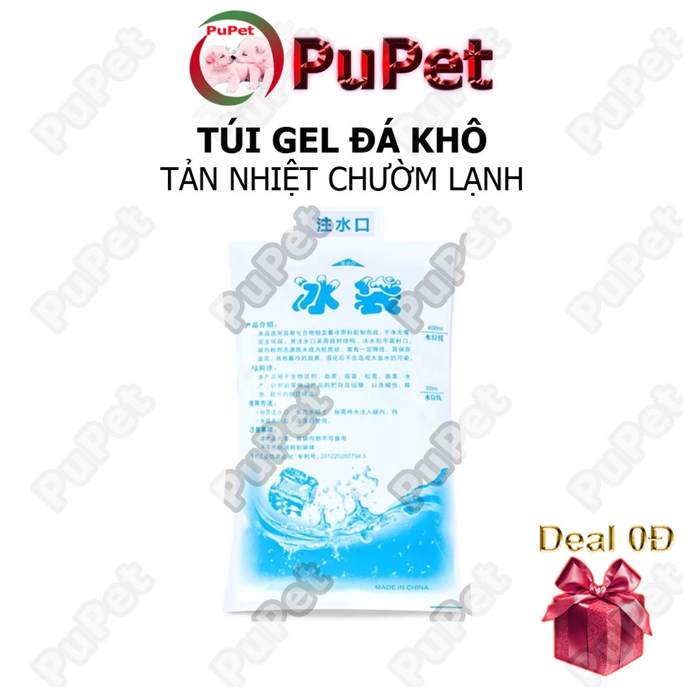 Túi gel tản nhiệt lạnh mát mẻ cho Hamster, Nhím, Sóc, Thỏ, Bọ, Chó, Mèo - PuPet Shop