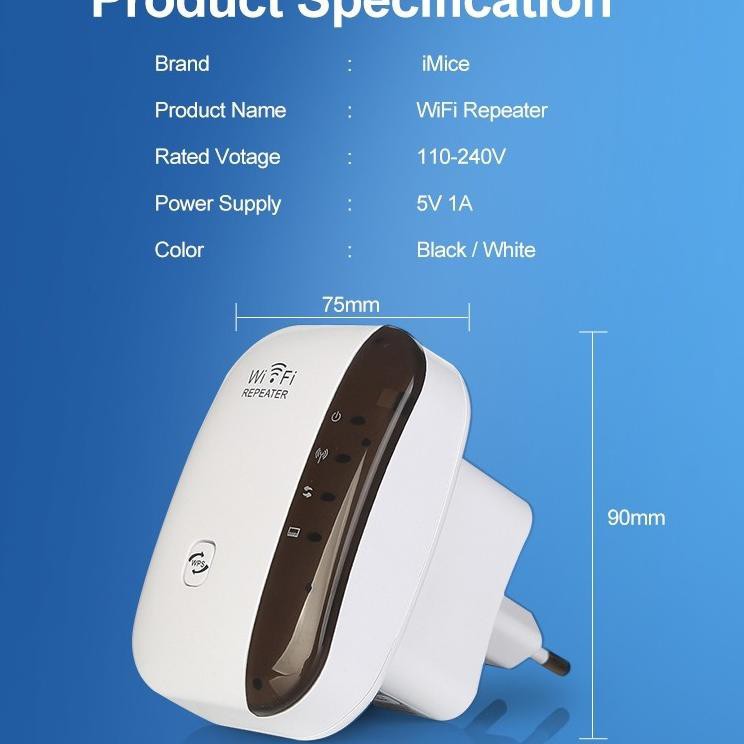 Thiết bị lặp sóng WiFi 300Mbps 802.11N/B/G | BigBuy360 - bigbuy360.vn