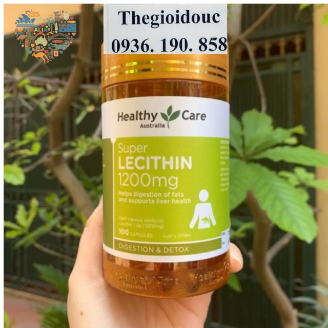 Mầm đậu nành Super Lecithin 1200mg - Tinh chất mầm đậu nành Heathy care Super Lecithin