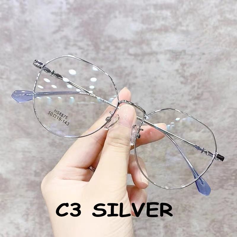 Kính Mát Gọng Phẳng Chống Tia Bức Xạ/ Ánh Sáng Xanh Thời Trang Hàn Quốc Cho Nữ