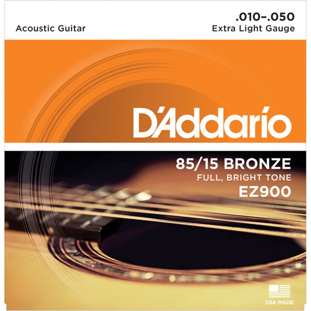 Dây Guitar Aucostic D'Addario EZ 900 (cỡ 10-47)