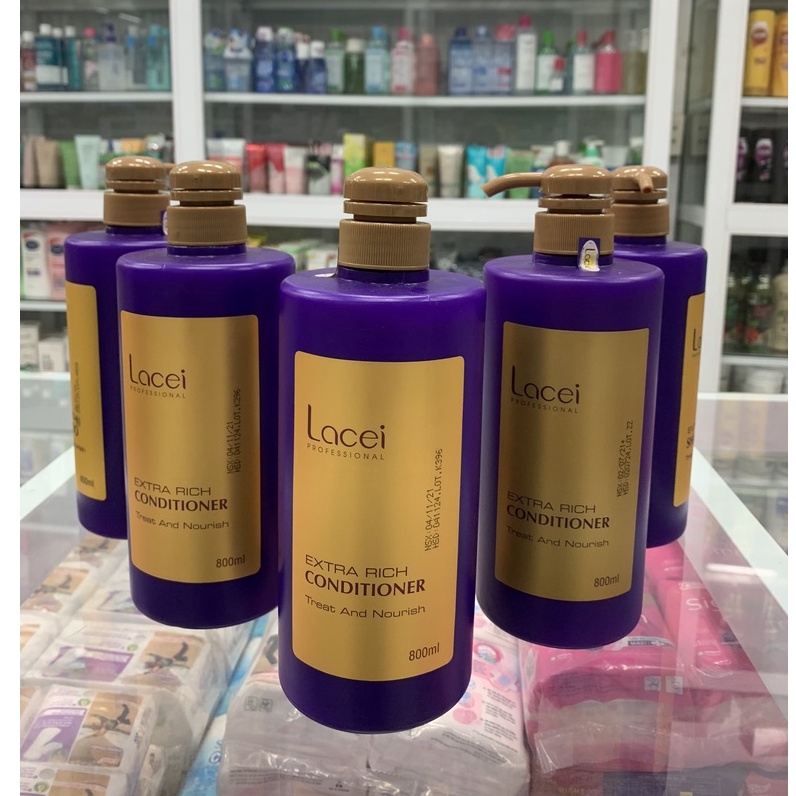 COMBO dầu gội dầu xã Lacei tím 800ml