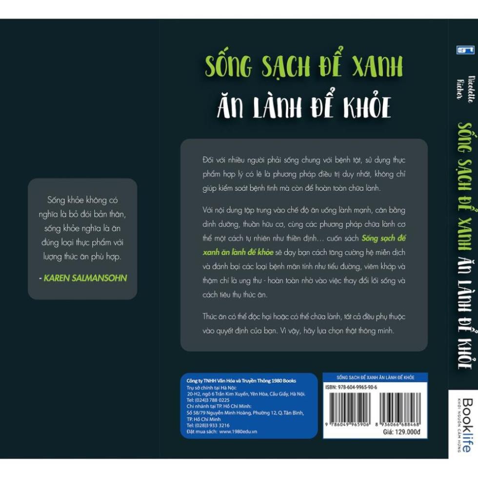 Sách 1980 Books - Sống Sạch Để Xanh, Ăn Lành Để Khoẻ | BigBuy360 - bigbuy360.vn